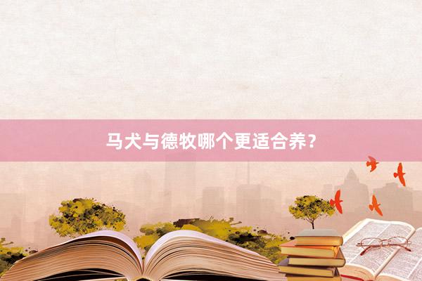 马犬与德牧哪个更适合养?
